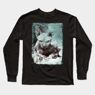 Sphynx cat design Long Sleeve T-Shirt